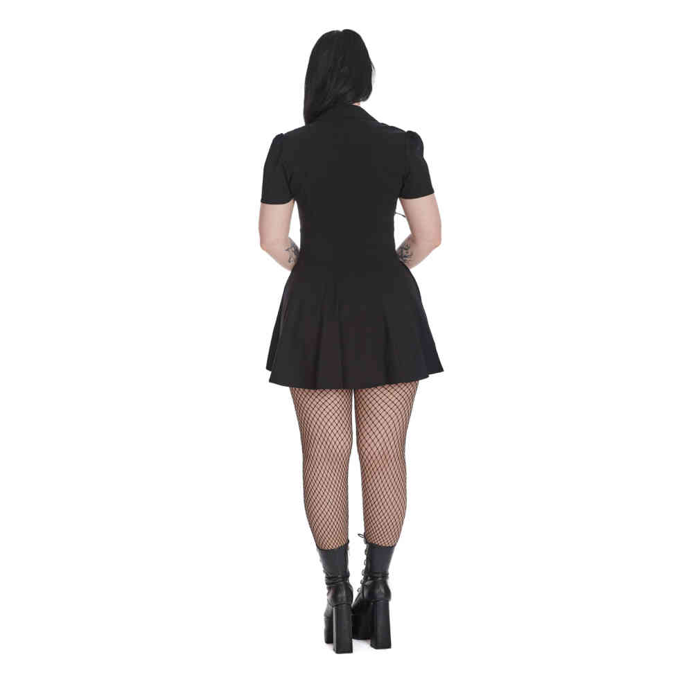 Banned - Dreamscape Laced Flare Kleid - Schwarz